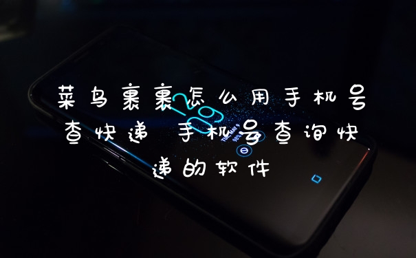 菜鸟裹裹怎么用手机号查快递 手机号查询快递的软件