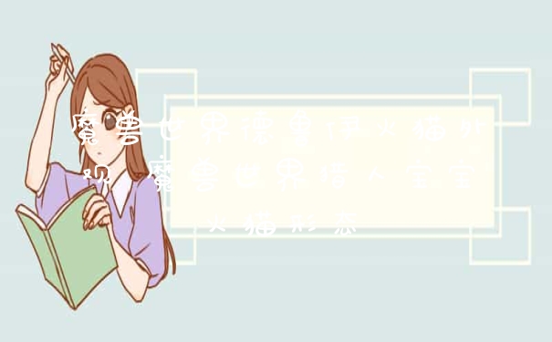 魔兽世界德鲁伊火猫外观 魔兽世界猎人宝宝火猫形态