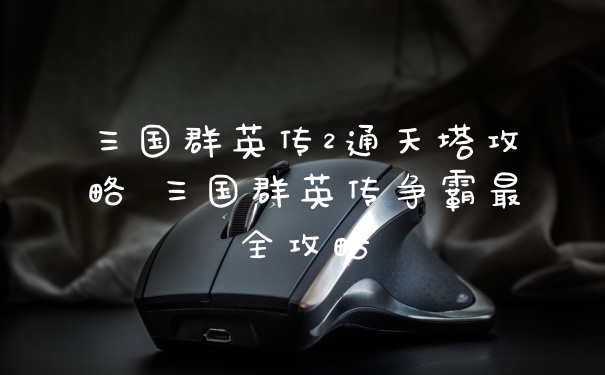 三国群英传2通天塔攻略 三国群英传争霸最全攻略