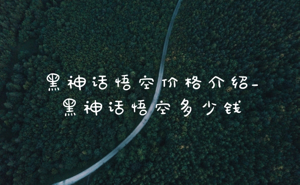 黑神话悟空价格介绍_黑神话悟空多少钱