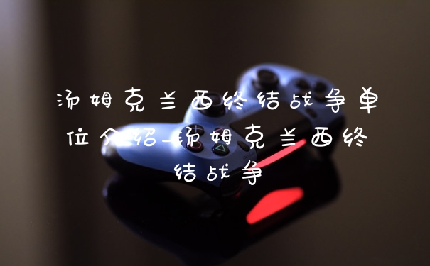 汤姆克兰西终结战争单位介绍_汤姆克兰西终结战争