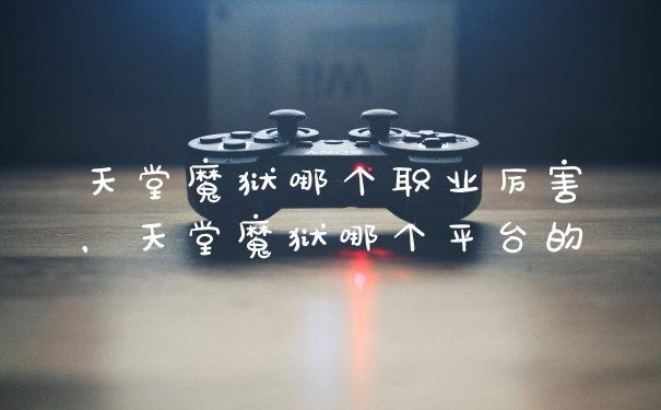 天堂魔狱哪个职业厉害,天堂魔狱哪个平台的