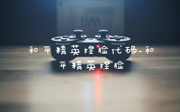 和平精英捏脸代码_和平精英捏脸