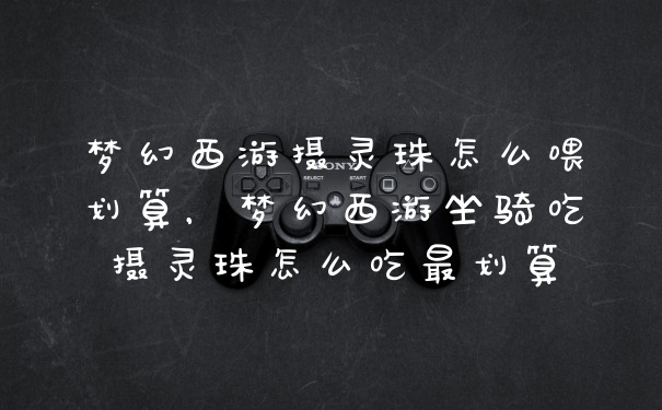 梦幻西游摄灵珠怎么喂划算，梦幻西游坐骑吃摄灵珠怎么吃最划算