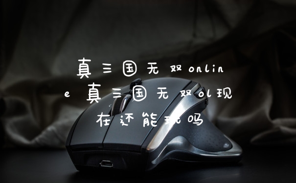 真三国无双online 真三国无双ol现在还能玩吗