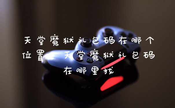 天堂魔狱礼包码在哪个位置，天堂魔狱礼包码在哪里找