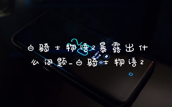 白骑士物语2暴露出什么问题_白骑士物语2