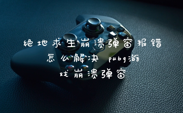 绝地求生崩溃弹窗报错怎么解决 pubg游戏崩溃弹窗