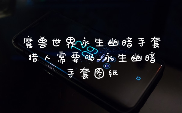 魔兽世界永生幽暗手套猎人需要吗_永生幽暗手套图纸
