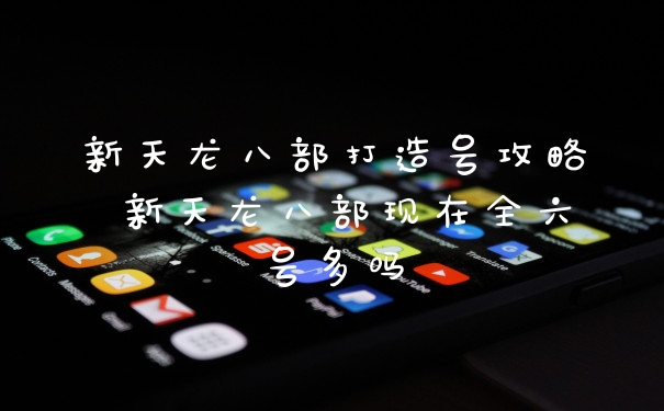 新天龙八部打造号攻略 新天龙八部现在全六号多吗