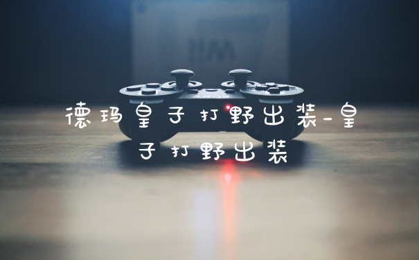 德玛皇子打野出装_皇子打野出装