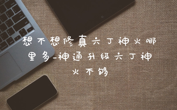 想不想修真六丁神火哪里多_神通升级六丁神火不够