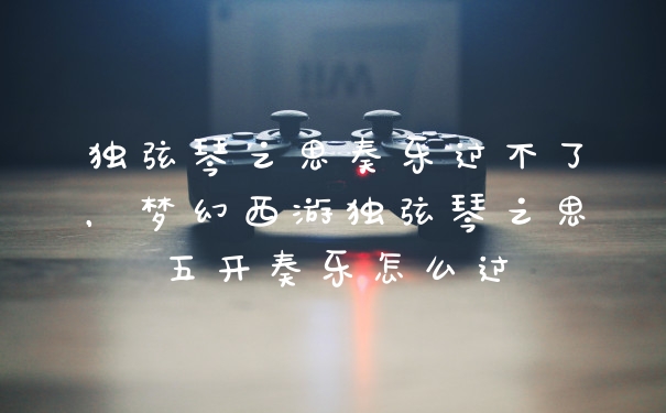 独弦琴之思奏乐过不了，梦幻西游独弦琴之思五开奏乐怎么过