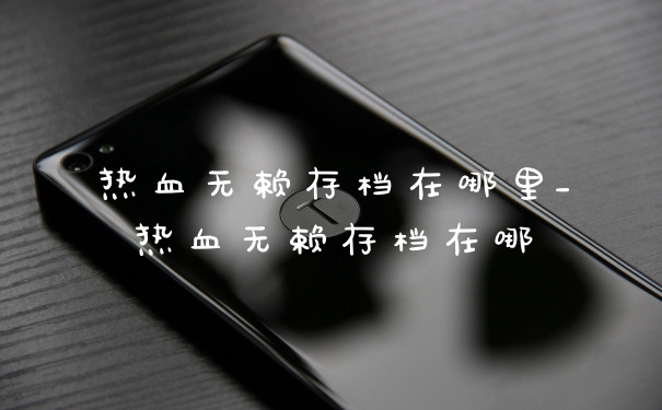 热血无赖存档在哪里_热血无赖存档在哪