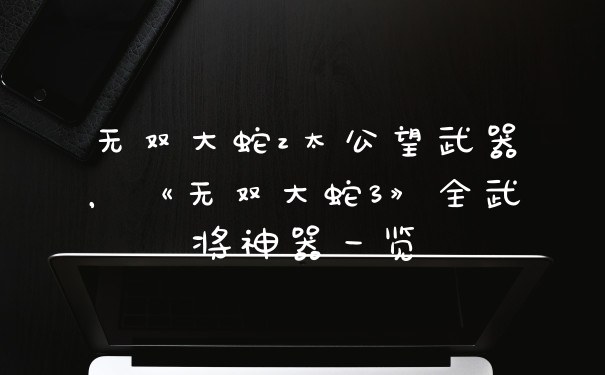 无双大蛇z太公望武器，《无双大蛇3》全武将神器一览