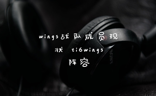 wings战队成员现状 ti6wings阵容