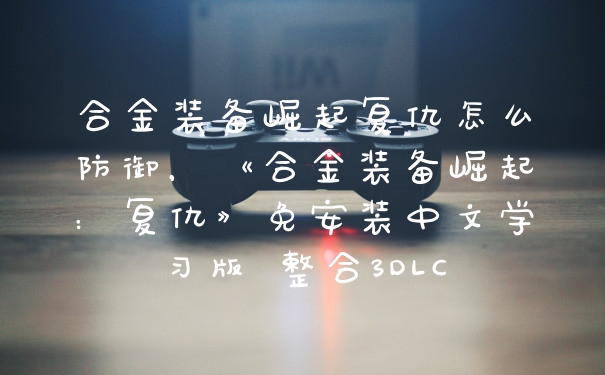 合金装备崛起复仇怎么防御，《合金装备崛起：复仇》免安装中文学习版 整合3DLC