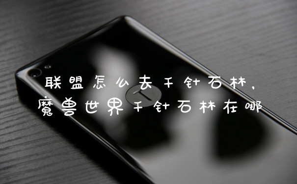 联盟怎么去千针石林，魔兽世界千针石林在哪