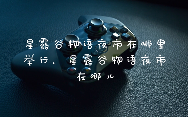 星露谷物语夜市在哪里举行，星露谷物语夜市在哪儿