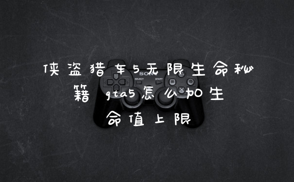 侠盗猎车5无限生命秘籍 gta5怎么加生命值上限