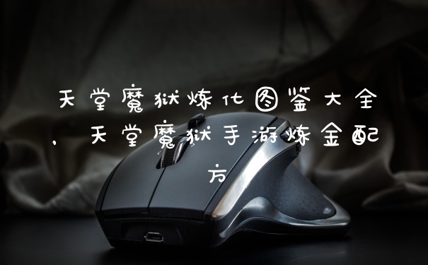 天堂魔狱炼化图鉴大全，天堂魔狱手游炼金配方