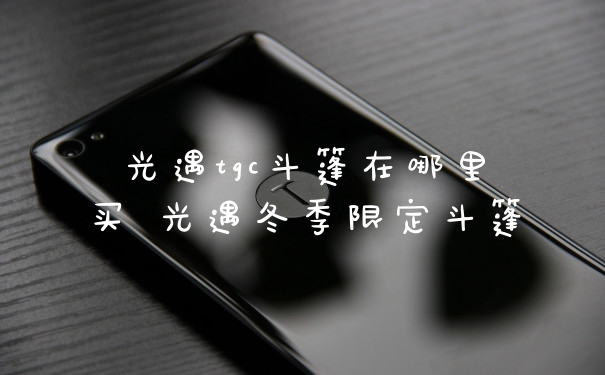 光遇tgc斗篷在哪里买 光遇冬季限定斗篷