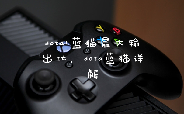 dota1蓝猫最大输出化，dota蓝猫详解