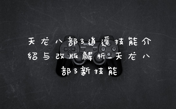 天龙八部3逍遥技能介绍与改版解析_天龙八部3新技能