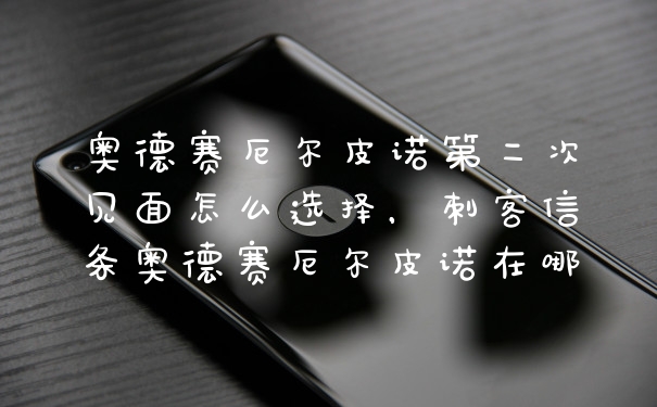 奥德赛厄尔皮诺第二次见面怎么选择，刺客信条奥德赛厄尔皮诺在哪