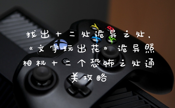 找出十二处诡异之处，《文字玩出花》诡异照相机十二个恐怖之处通关攻略