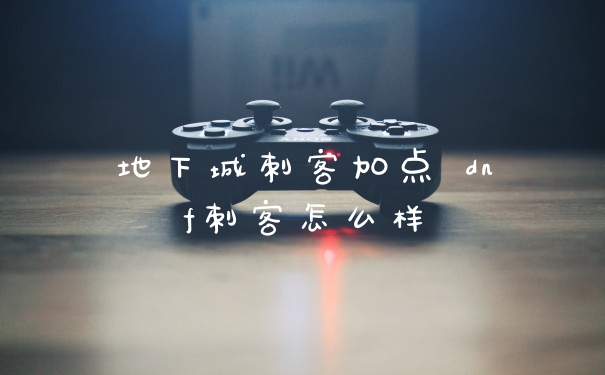地下城刺客加点 dnf刺客怎么样