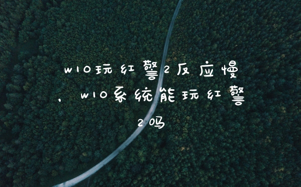 w10玩红警2反应慢，w10系统能玩红警2吗