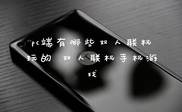 pc端有哪些双人联机玩的 双人联机手机游戏