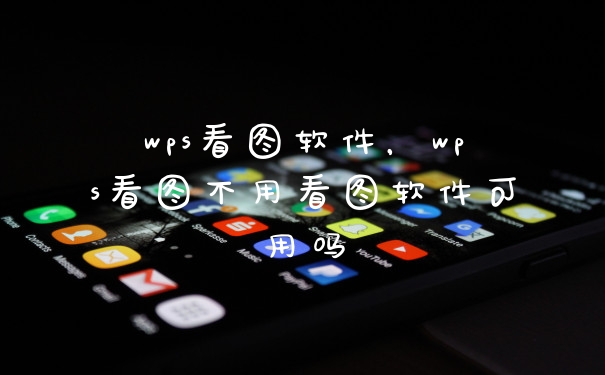 wps看图软件，wps看图不用看图软件可用吗