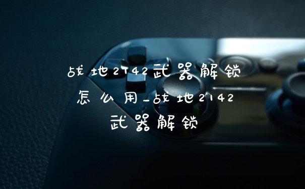 战地2142武器解锁怎么用_战地2142武器解锁