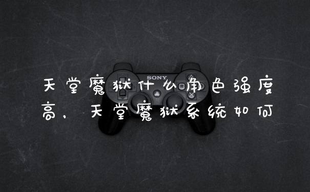 天堂魔狱什么角色强度高，天堂魔狱系统如何