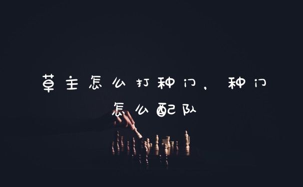 草主怎么打种门,种门怎么配队