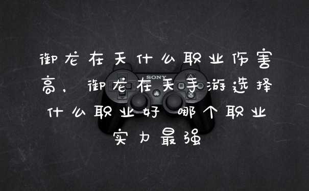御龙在天什么职业伤害高，御龙在天手游选择什么职业好 哪个职业实力最强