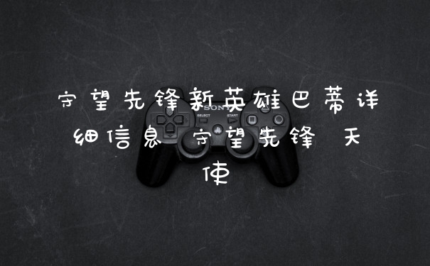 守望先锋新英雄巴蒂详细信息 守望先锋 天使