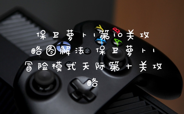 保卫萝卜1第10关攻略图解法 保卫萝卜1冒险模式天际第十关攻略