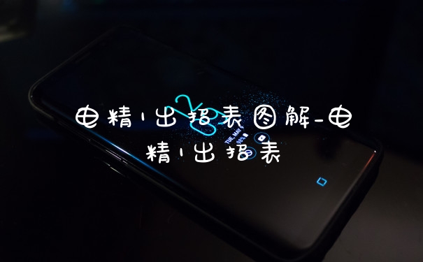 电精1出招表图解_电精1出招表