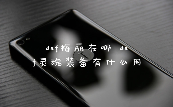 dnf梅丽在哪 dnf灵魂装备有什么用