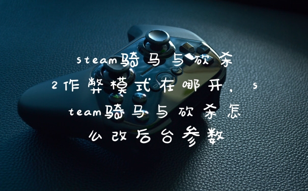 steam骑马与砍杀2作弊模式在哪开,steam骑马与砍杀怎么改后台参数