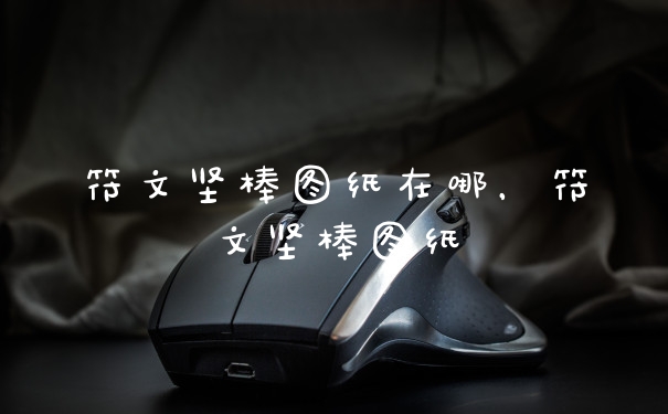 符文坚棒图纸在哪，符文坚棒图纸