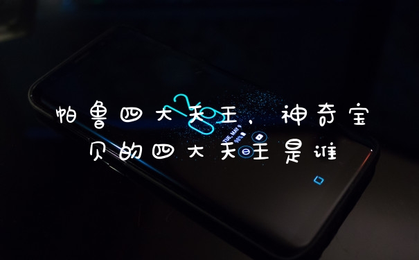 帕鲁四大天王，神奇宝贝的四大天王是谁