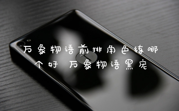 万象物语前排角色练哪个好 万象物语黑庞