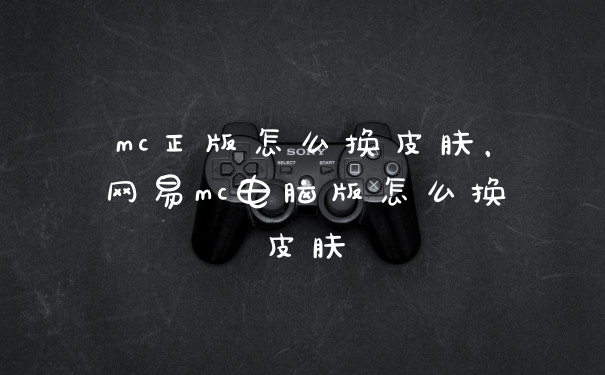 mc正版怎么换皮肤,网易mc电脑版怎么换皮肤