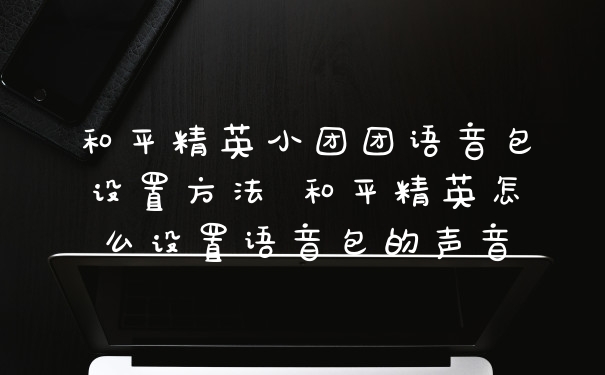 和平精英小团团语音包设置方法 和平精英怎么设置语音包的声音