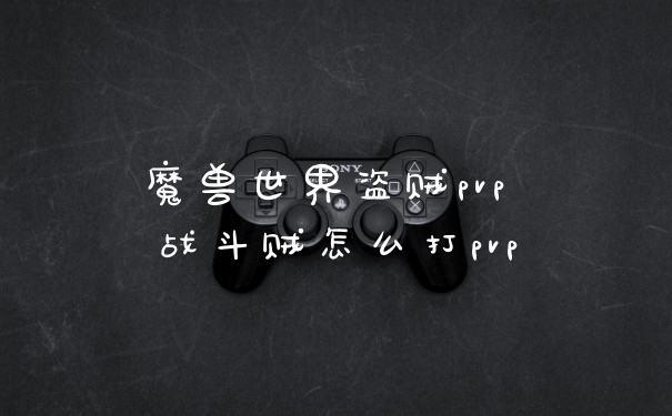 魔兽世界盗贼pvp 战斗贼怎么打pvp