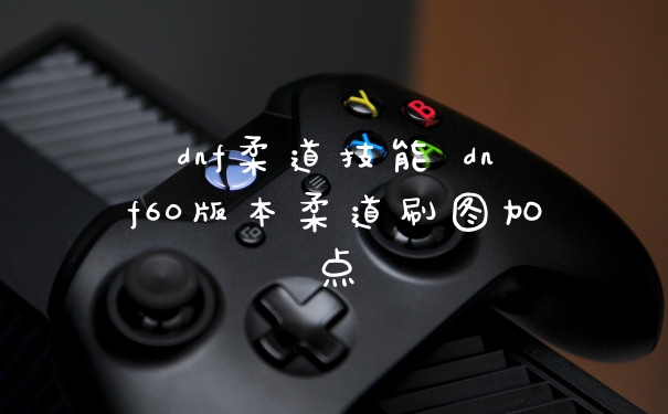 dnf柔道技能 dnf60版本柔道刷图加点